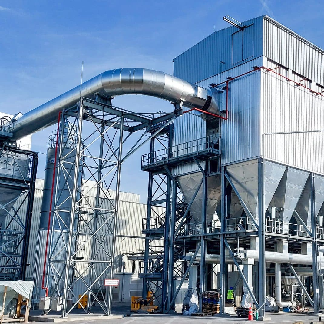 Double-Line Baghouse Filters installation 2